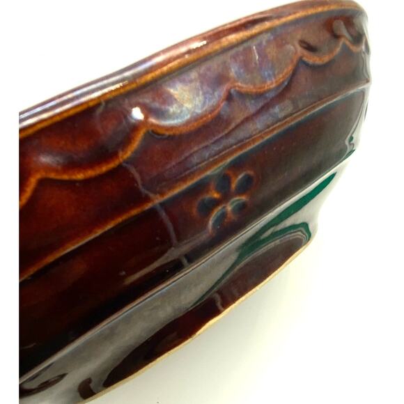 Marcrest ovenproof Colorado Brown divided Daisy Dot casserole Retro Serve‎ ware - Picture 3 of 5